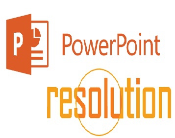تنظیمات رزولوشن تصاوير عکس در پاورپوینت 
