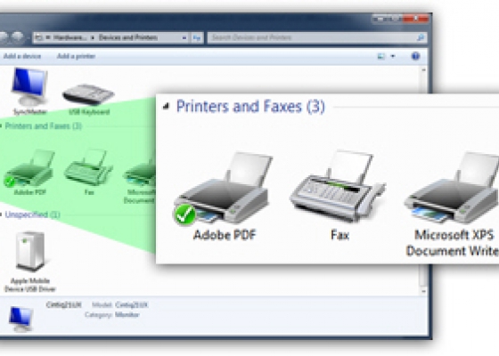  جستجو   آموزش نصب پرینتر در ویندوز 7