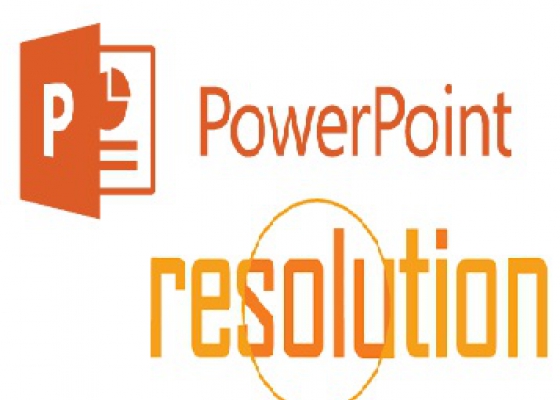 تنظیمات رزولوشن تصاوير عکس در پاورپوینت 